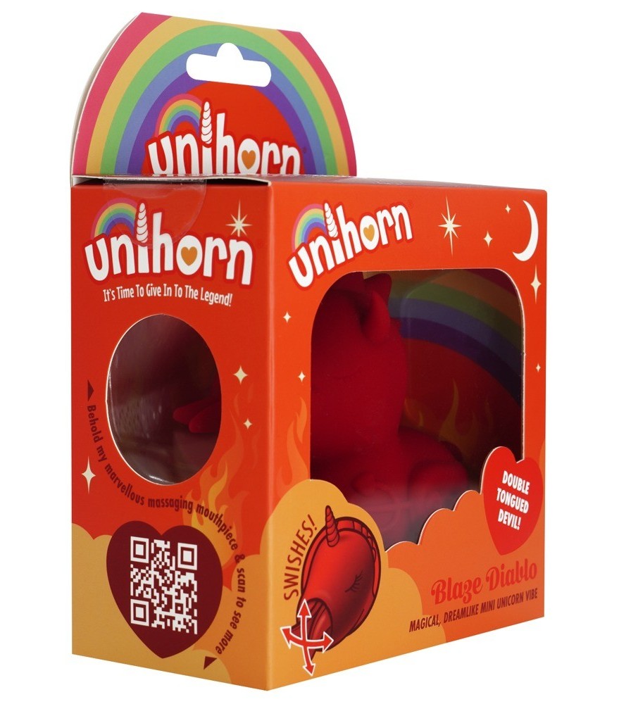 Auflegevibrator „Wild Spirit“ im niedlichen Einhorn-Design