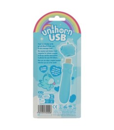 Minivibrator mit USB-Stecker unter’m Einhorn-Köpfchen