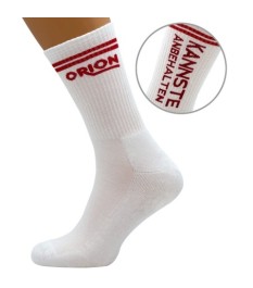Socken „ORION“ mit Spruch: Kannste anbehalten