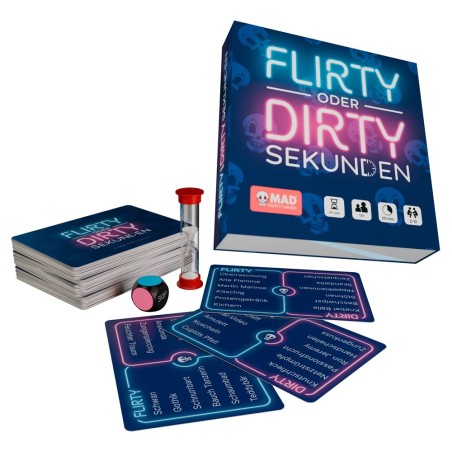 Partyspiel „Flirty or Dirty Seconds“ für 2–12 Spieler:innen