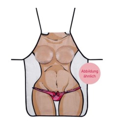 Schürze „Busen“ mit Plüschbusen