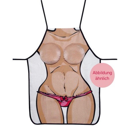 Schürze „Busen“ mit Plüschbusen