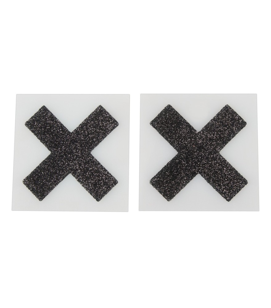 Nippelsticker „X“