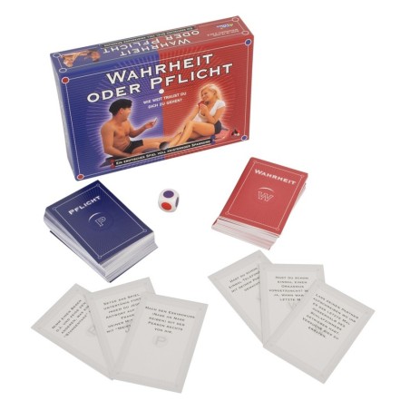 Kartenspiel „Wahrheit oder Pflicht“ für die erotische Partyrunde oder zu zweit